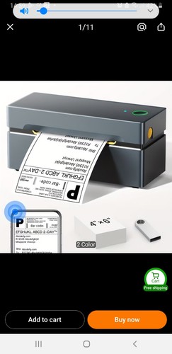 Inkless portable thermal label - thermal,