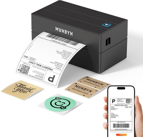 Munbyn shipping label - munbyn, printer