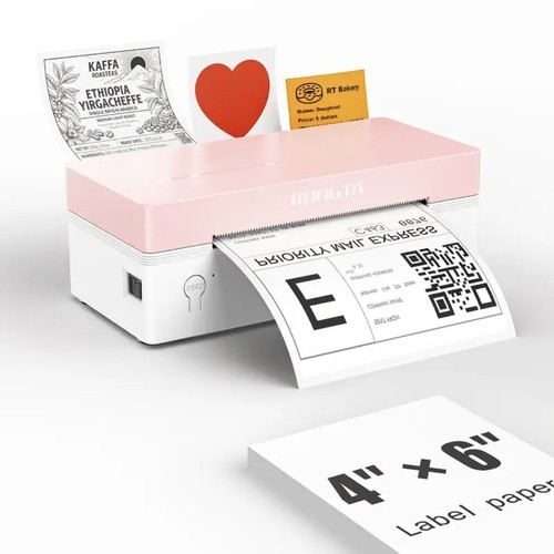 Pink 4x6 thermal - 4x6, printer